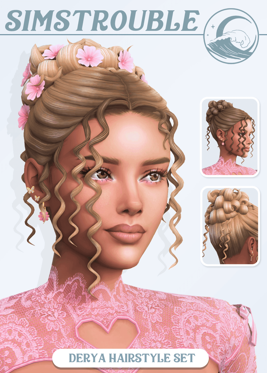 Прическа Derya Hairstyle Set